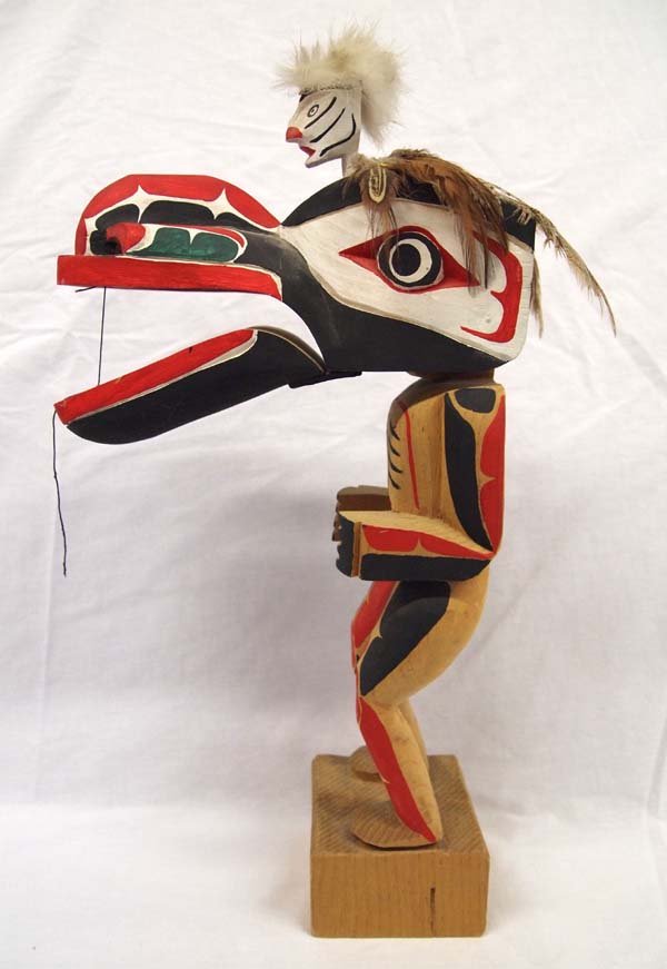 1970 Northwest Coast Haida Dance Mask Figure (1 of 7)