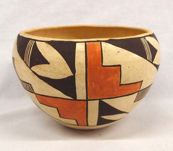Vintage Native American Acoma Polychrome Bowl (1 of 4)