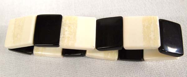 Northwest Coast Ivory and Baleen Bracelet (1 of 3)