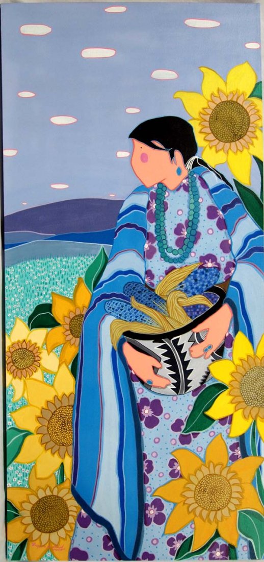 Original Cherokee Creek Painting by V. Stroud (1 of 5)