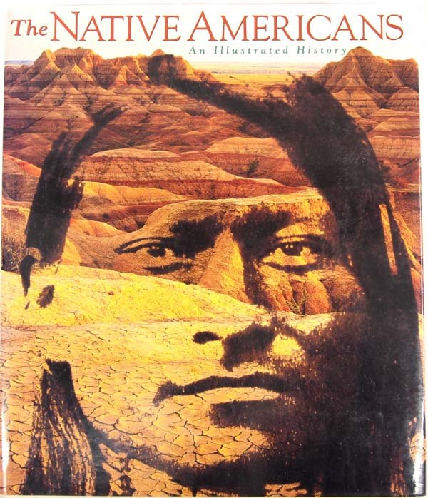 Hard Cover Book ''The Native Americans'' (1 of 6)