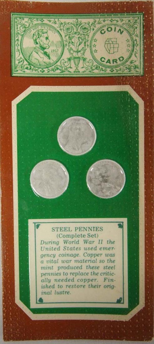 WWII Complete Set Steel Pennies (1 of 3)
