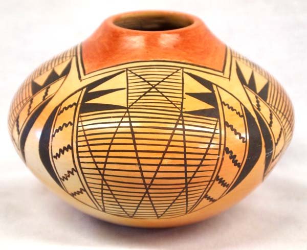 Vintage Hopi Polychrome Seed Jar, Vernida Polacca (1 of 4)