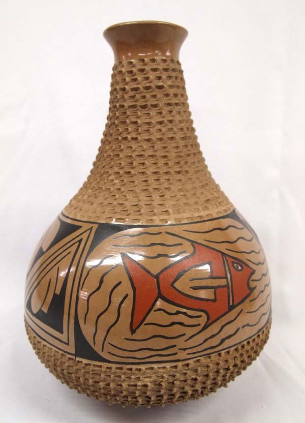 Mexican Mata Ortiz Olla by Luis Ortiz (1 of 4)