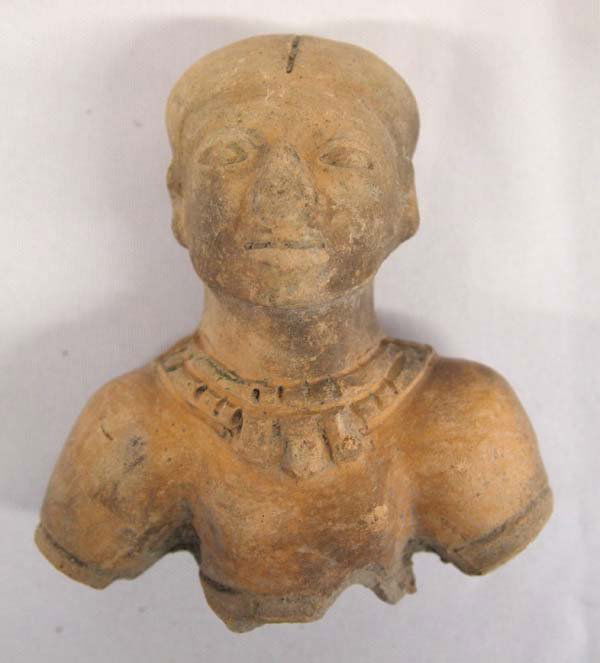 Pre-Columbian Pottery Clay Effigy Man (1 of 3)