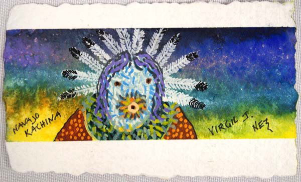 Original Native American Navajo Miniature Painting (1 of 2)