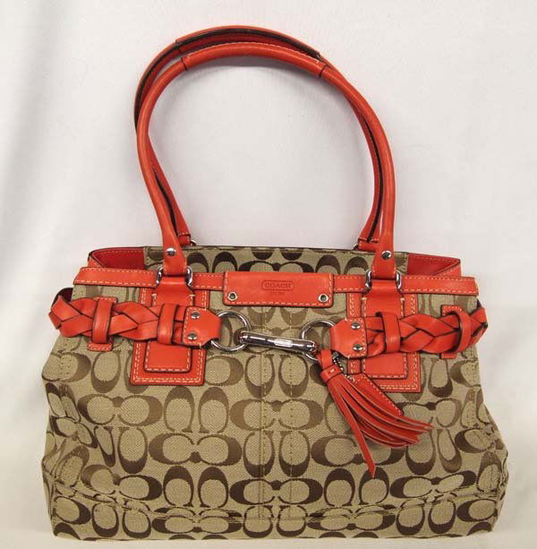 Coach Signature Handbag (1 of 5)