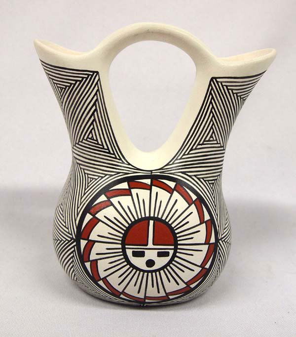 1996 Acoma Pottery Wedding Vase by Rarrara (1 of 5)