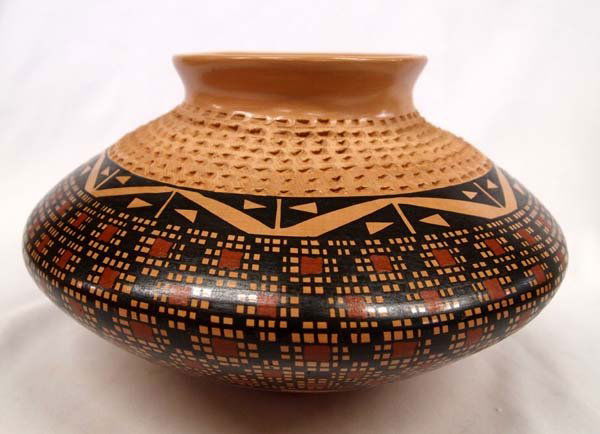 Mexican Mata Ortiz Jar by Rosa Gaona (1 of 4)