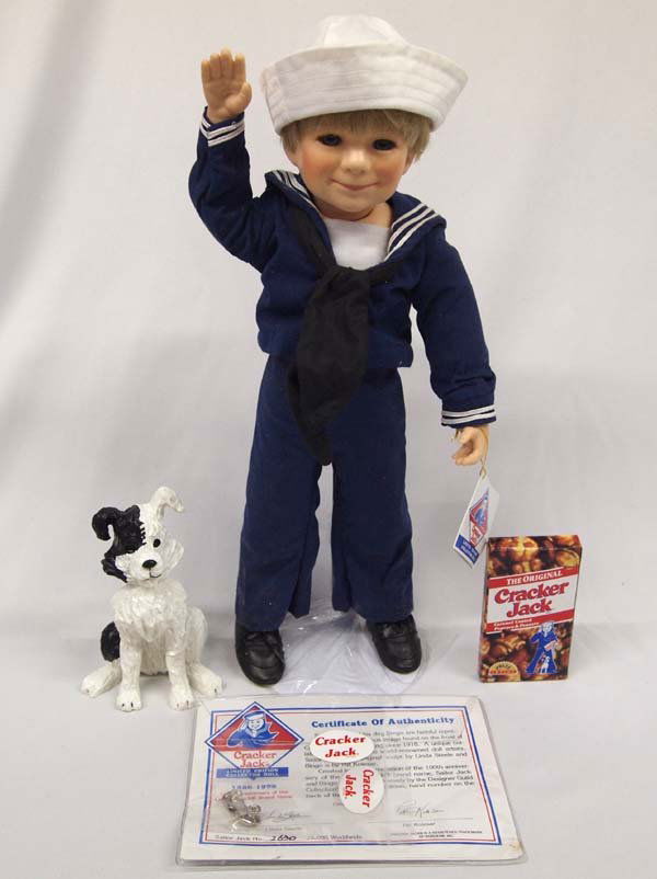 Limited Edition Cracker Jack Porcelain Doll (1 of 6)