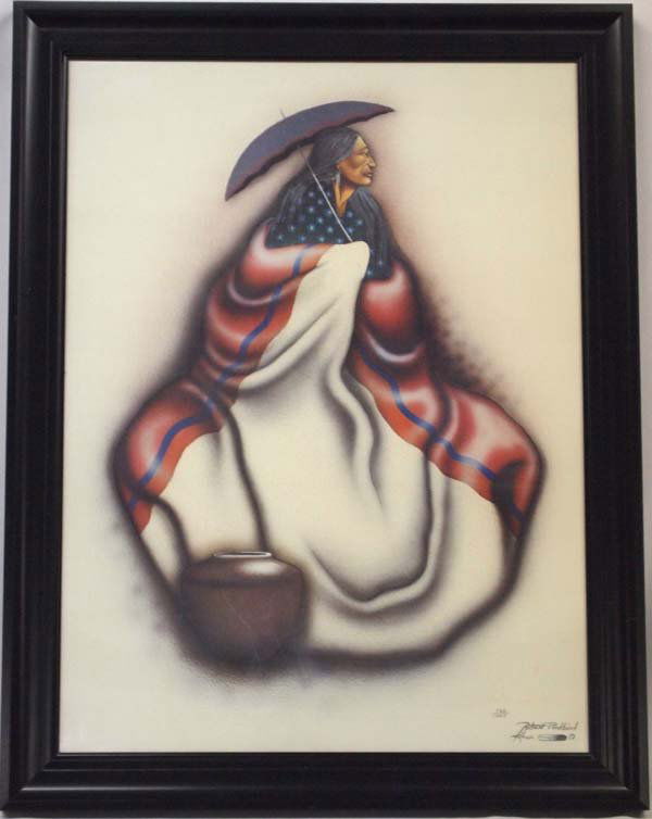 Kiowa Morning Water Prayer Print By Robert Redbird