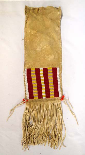 Plains Indian Beaded Tobacco Pouch (1 of 3)