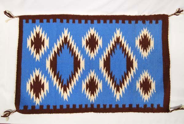 Native American Navajo Wool Textile Rug #55 (1 of 2)