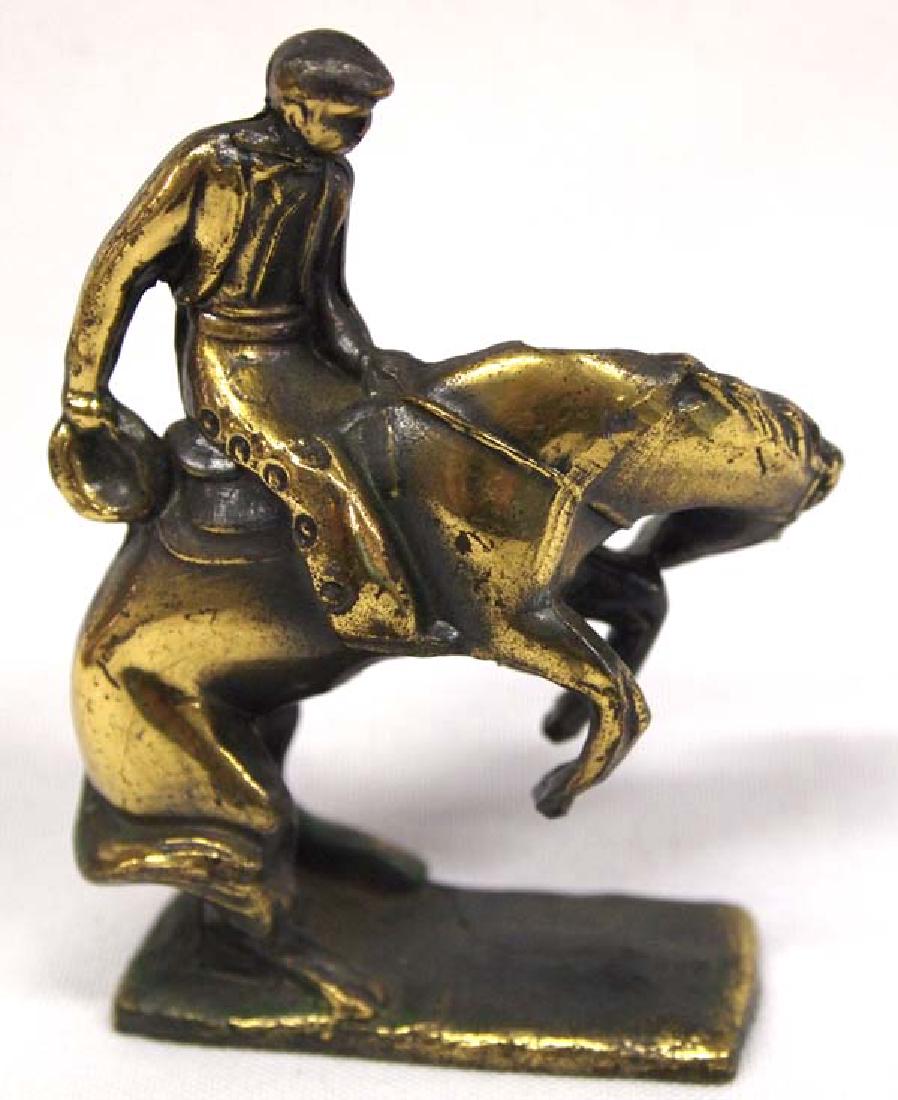 Bronze Bronc Rider, 3''H, $6.50 S&H: Bronze Bronc Rider, 3''H, $6.50 S&H