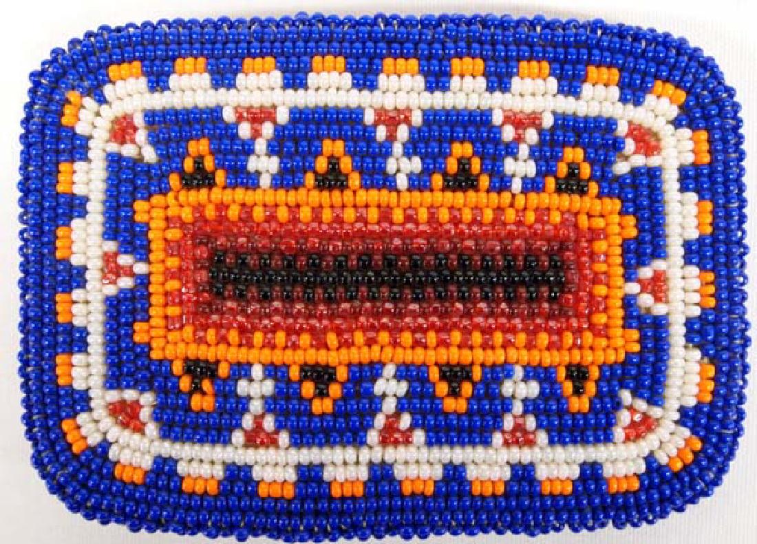 Native American Beaded Buckle, 4''L, $6.50 S&H: Native American Beaded Buckle, 4''L, $6.50 S&H