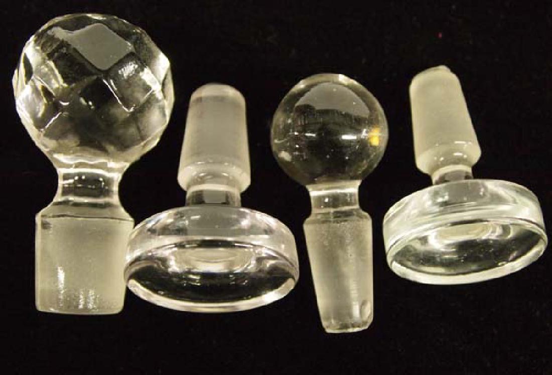 4 Glass Stoppers, 3''L, $6.50 S&H: 4 Glass Stoppers, 3''L, $6.50 S&H