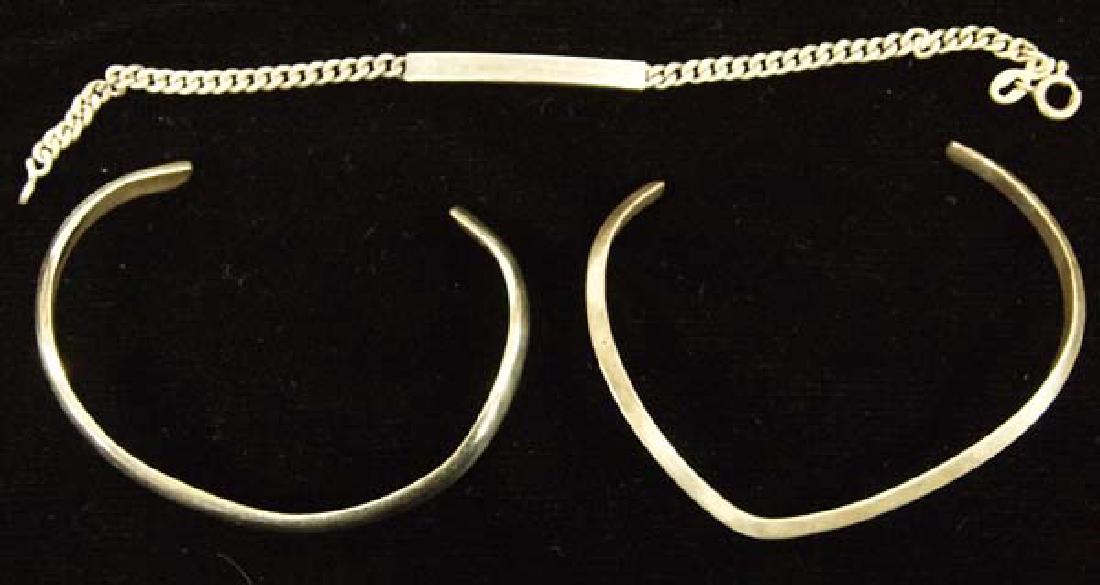 3 Sterling Bracelets, 6''largest, $6.50 S&H: 3 Sterling Bracelets, 6''largest, $6.50 S&H