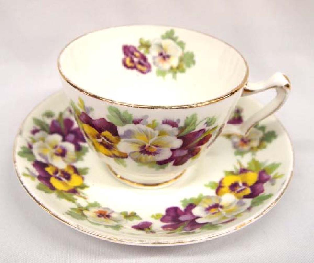 Staffordshire Fine China Cup & Saucer, $14.00 S&H (1 of 2)