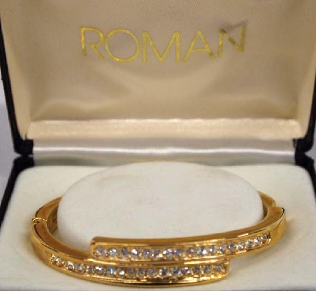 Roman Rhinestone Bracelet, 6.5''L, $6.50 S&H: Roman Rhinestone Bracelet, 6.5''L, $6.50 S&H
