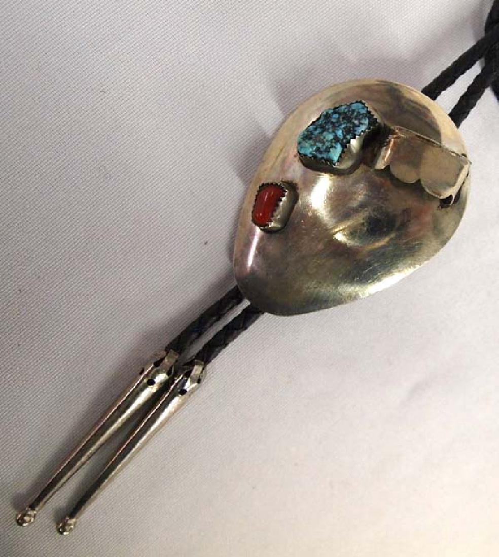 Navajo Bolo Tie (missing claw), 3''Slide, $6.50 S&H: Native American Navajo Bolo Tie (missing claw), 3''Slide, $6.50 S&H