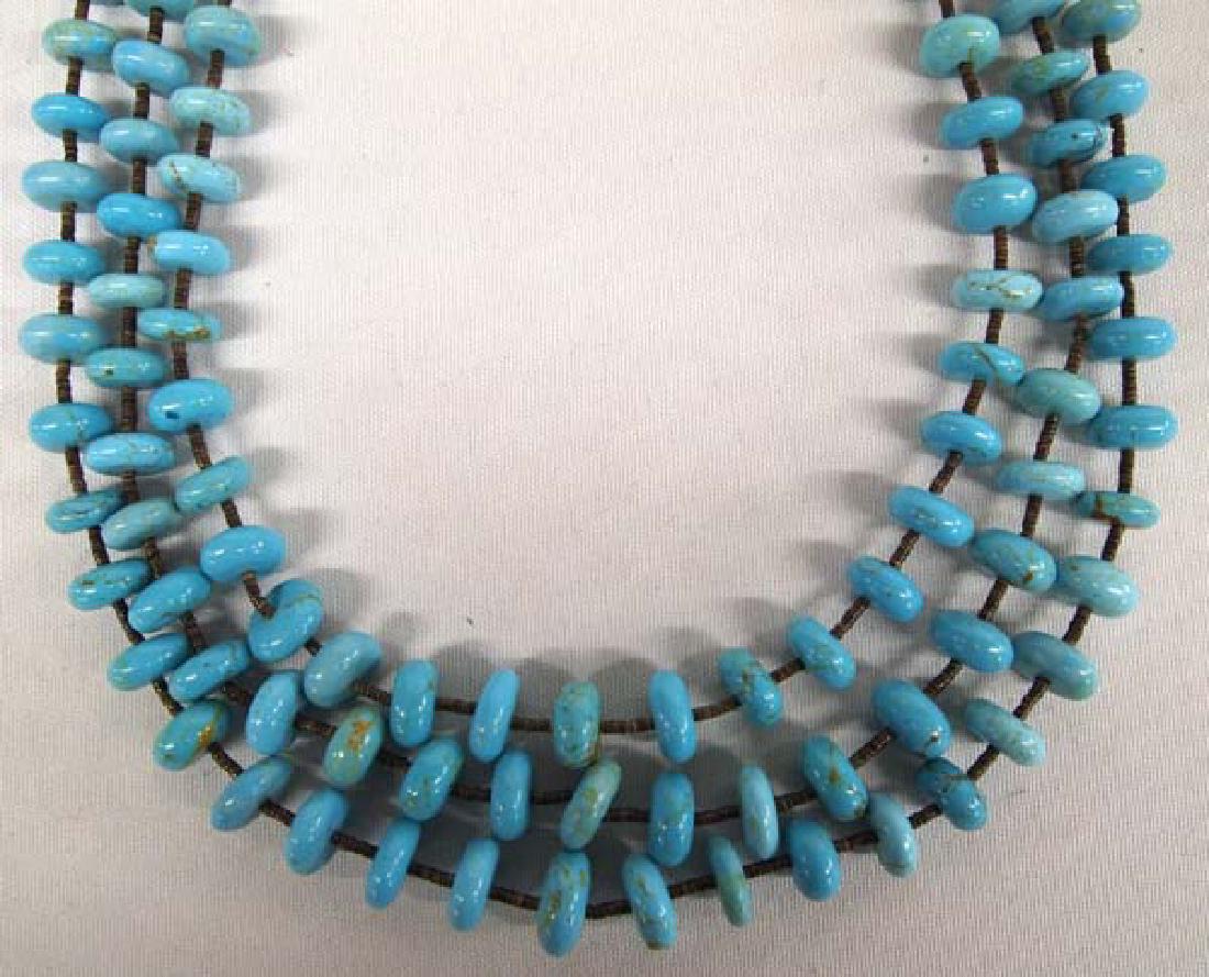 Navajo Sleeping Beauty Mine Turquoise Necklace (1 of 3)