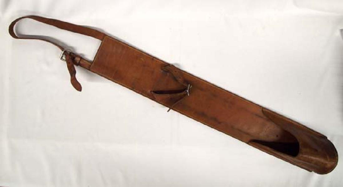 Large Edward H. Bohlin Leather Flag Holder (1 of 3)