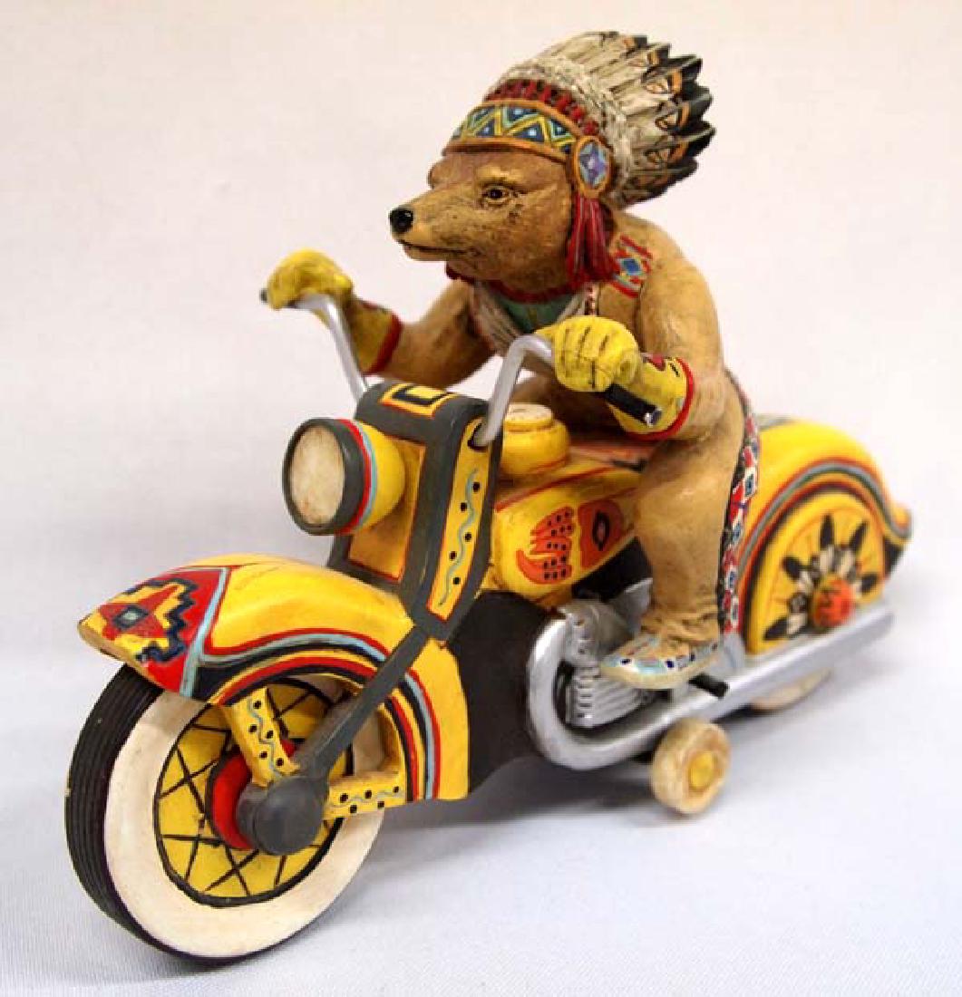 Chief Riding Bear Figurine by Robert Shields (1 of 5)