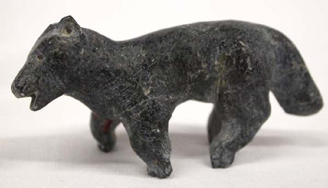 Canadian Inuit Carved Stone Dog (1 of 3)