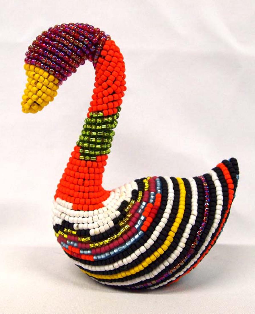 Hand Beaded Swan by Kathy Kills Thunder (1 of 5)