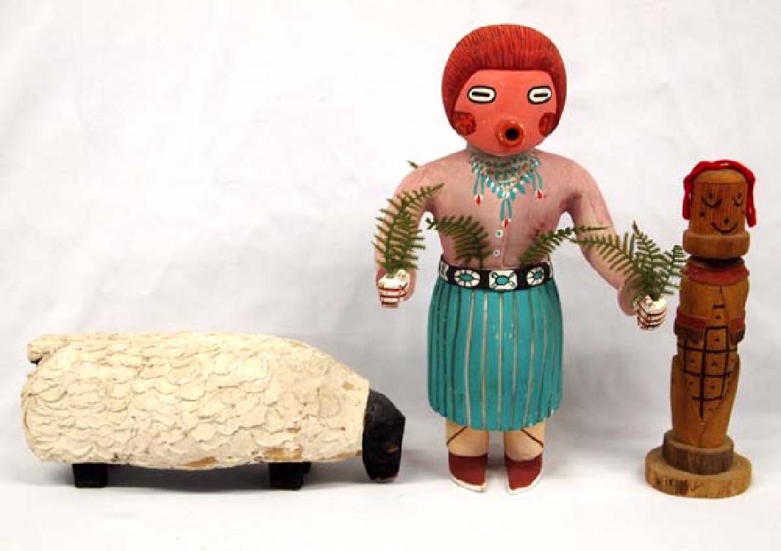 Navajo and Hopi Carved Wood Folk Art (1 of 8)