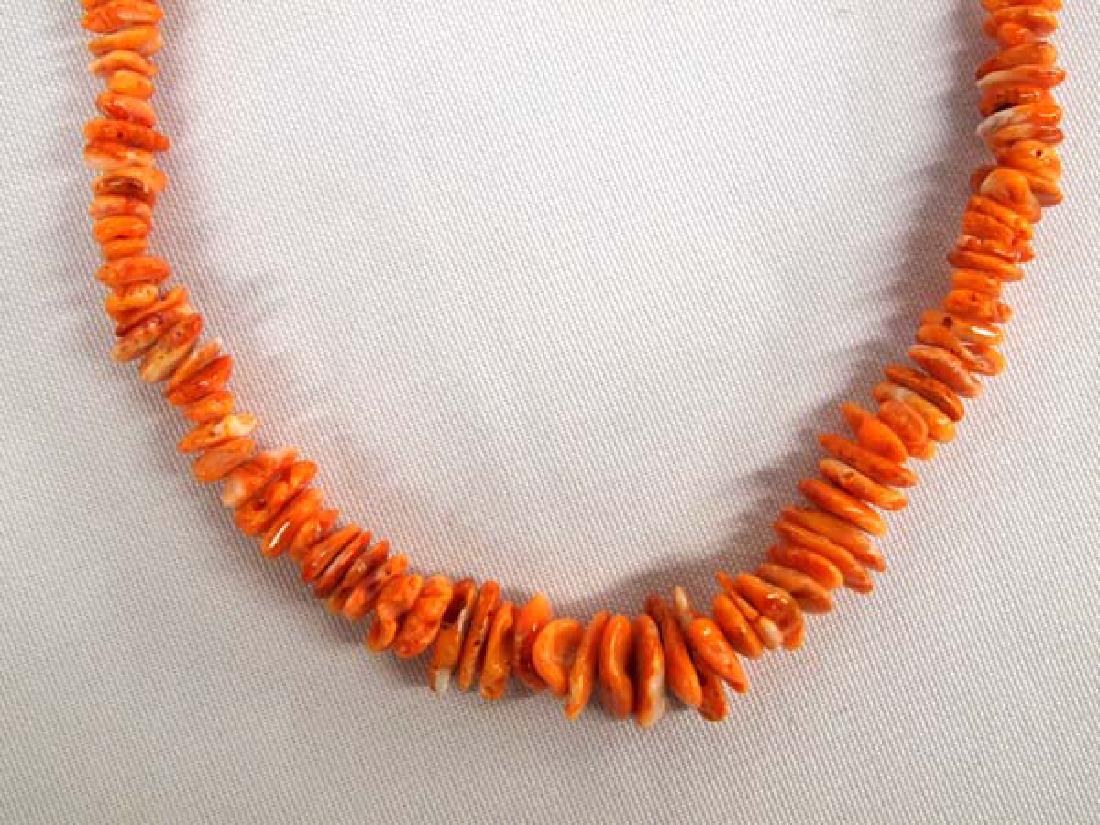 Navajo Spiny Oyster Shell Necklace (1 of 3)