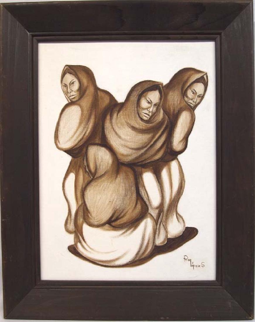 Original Mexican Painting by Ray Lopez S. (1 of 3)