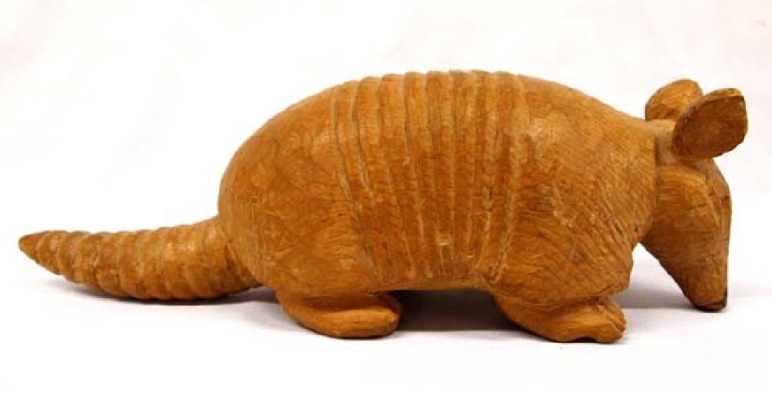 Hand Carved Wood Armadillo by Arleigh Huff (1 of 4)