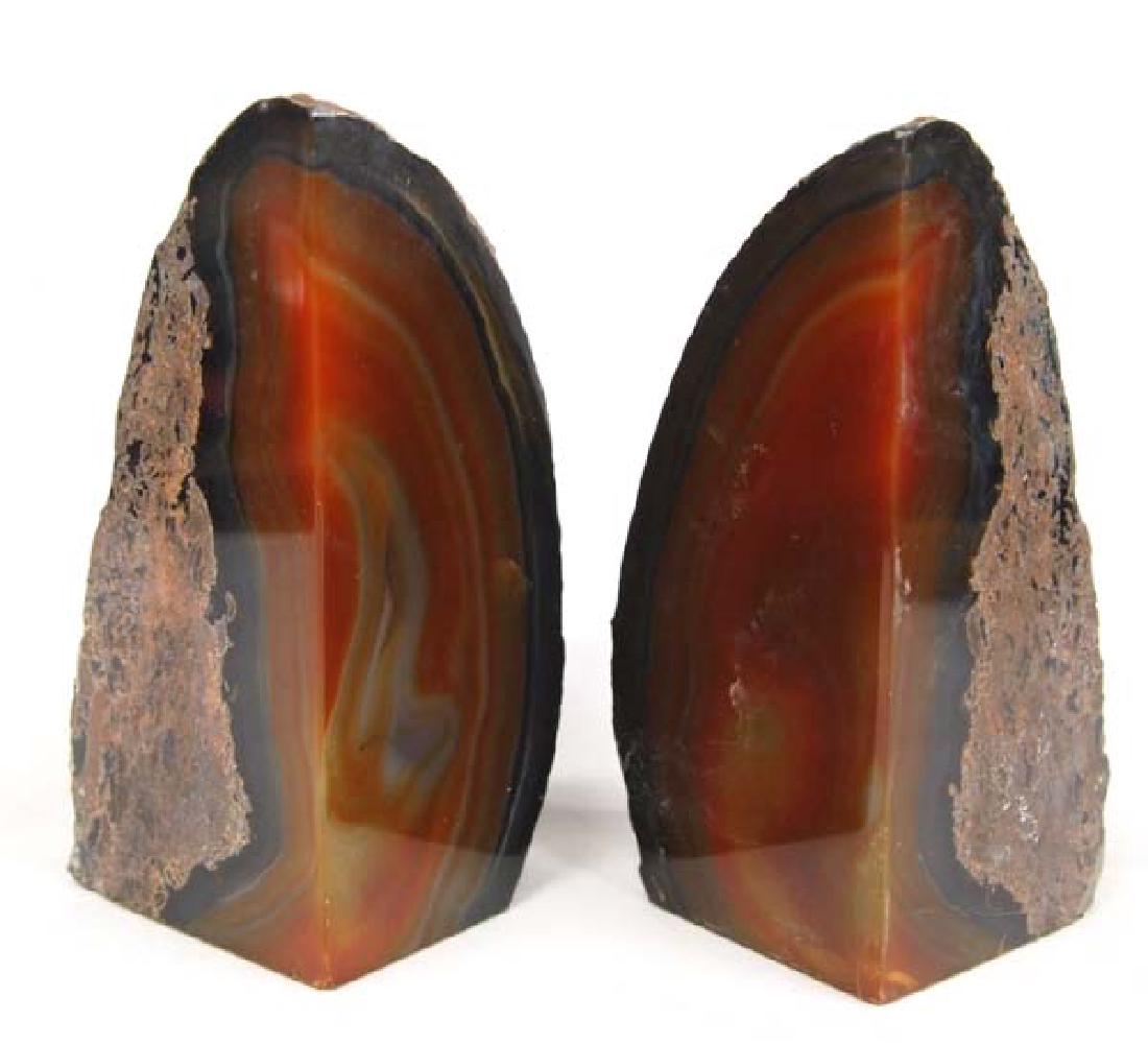 Beautiful Agate Geode Bookends (1 of 2)