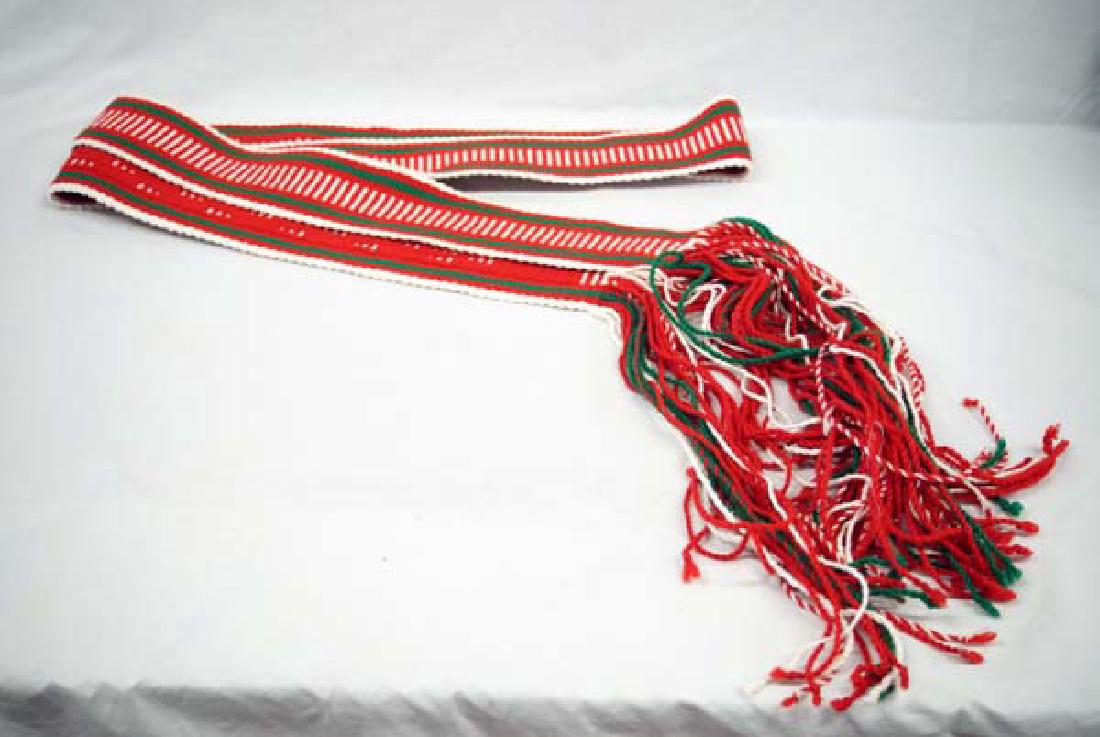 Native American Hopi Wool Dance Sash (1 of 1)