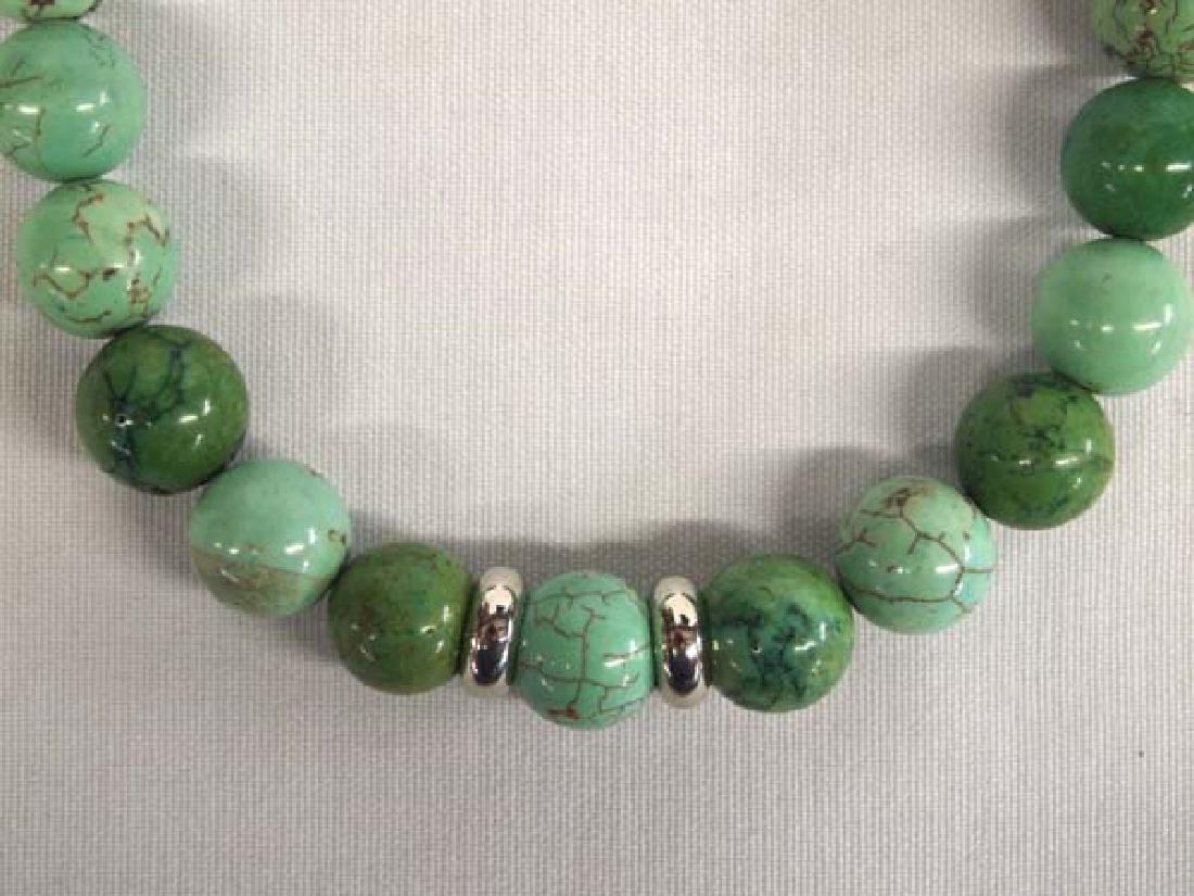 Royston Turquoise Bead Necklace (1 of 3)