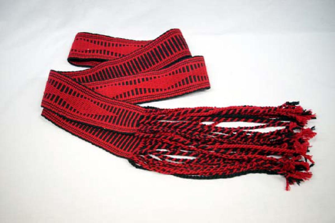 Vintage Native American Pueblo Woven Wool Sash (1 of 1)