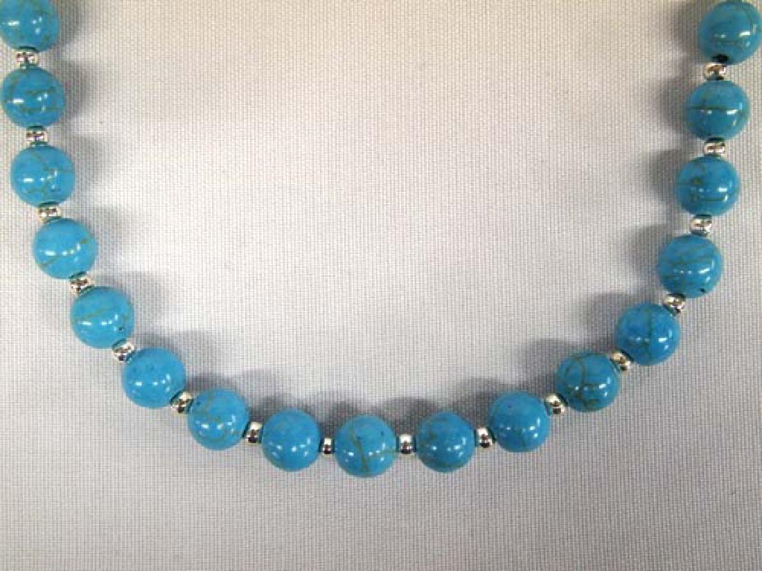 Morenci Mine Turquoise Bead Necklace (1 of 3)