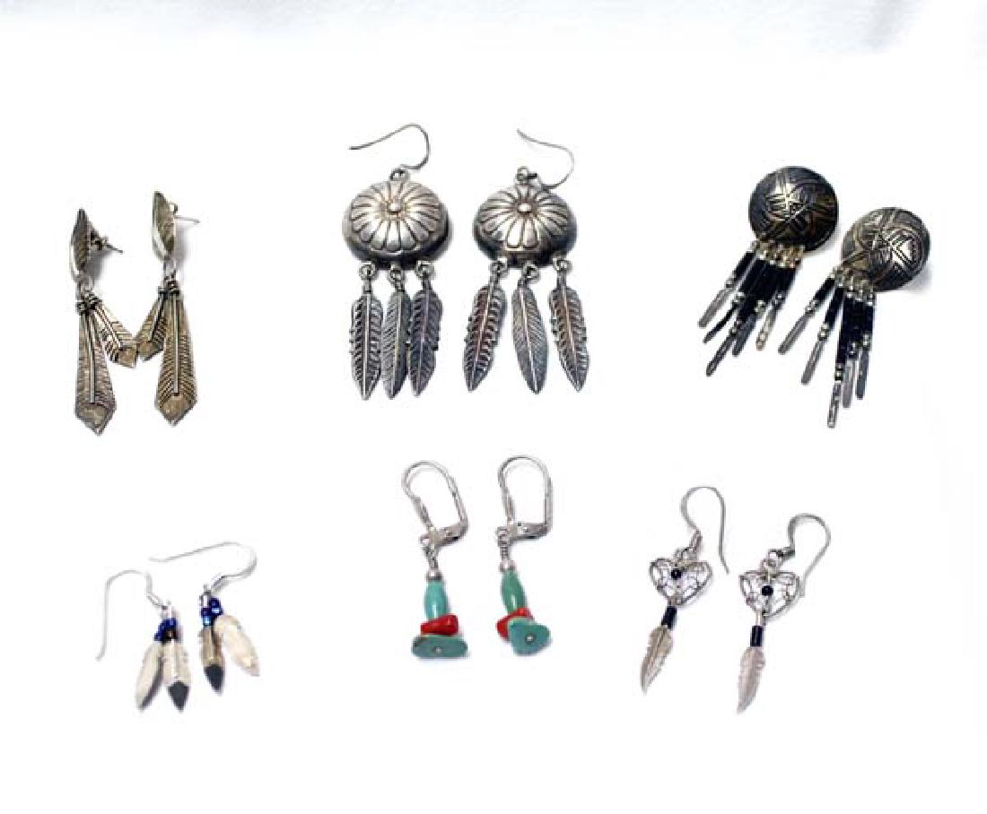 6 Pairs of Southwestern Earrings (1 of 1)