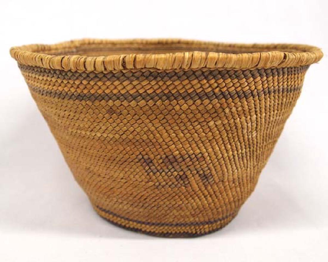 Vintage Northwest Coast Conical Basket (1 of 3)
