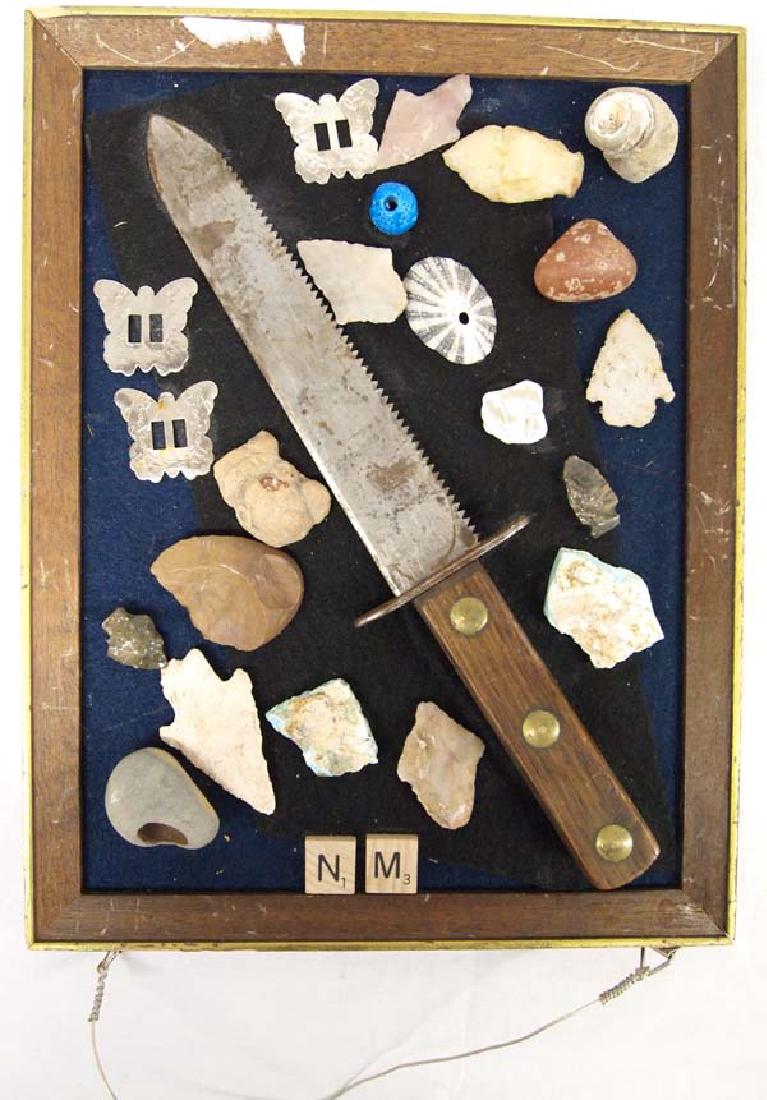 Framed Native American Artifacts and Collectibles (1 of 3)