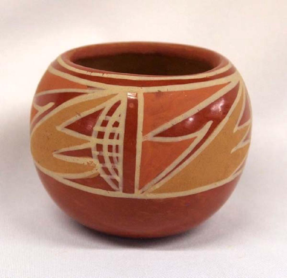 Native American Santa Clara Pot, 3 in. S&H $14 (1 of 1)