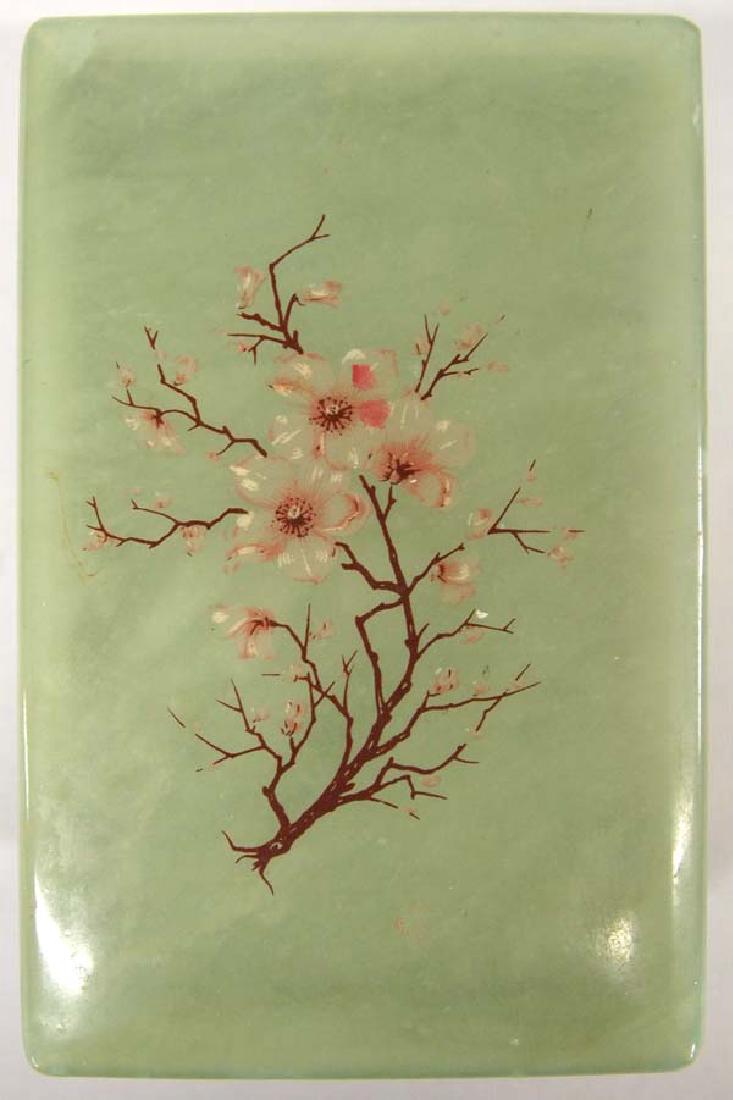 Alabaster Trinket Box, 4 in. long, S&H $14: Alabaster Trinket Box, 4 in. long, S&H $14