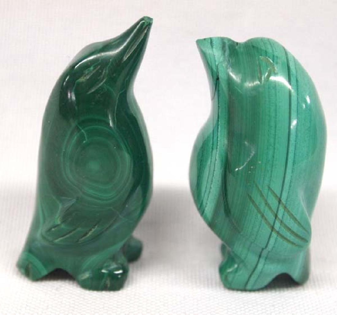 Malachite Penguin Fetishes, 1 in. S&H $8: Malachite Penguin Fetishes, 1 in. S&H $8