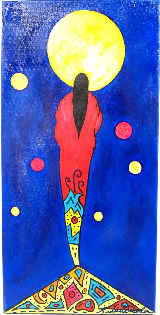 Kills Thunder Painting 20in H SH $14: Kills Thunder Painting 20in H SH $14