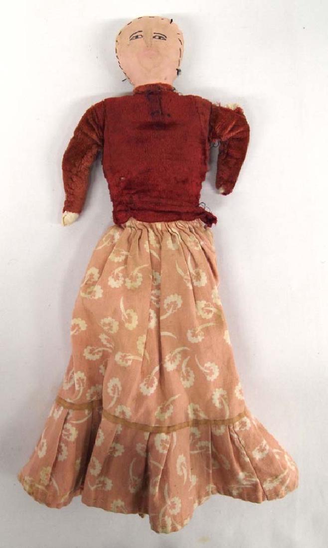 Antique Navajo Cloth Doll, 15 in. S&H $6.50: Antique Native American Navajo Cloth Doll, 15 in. S&H $6.50