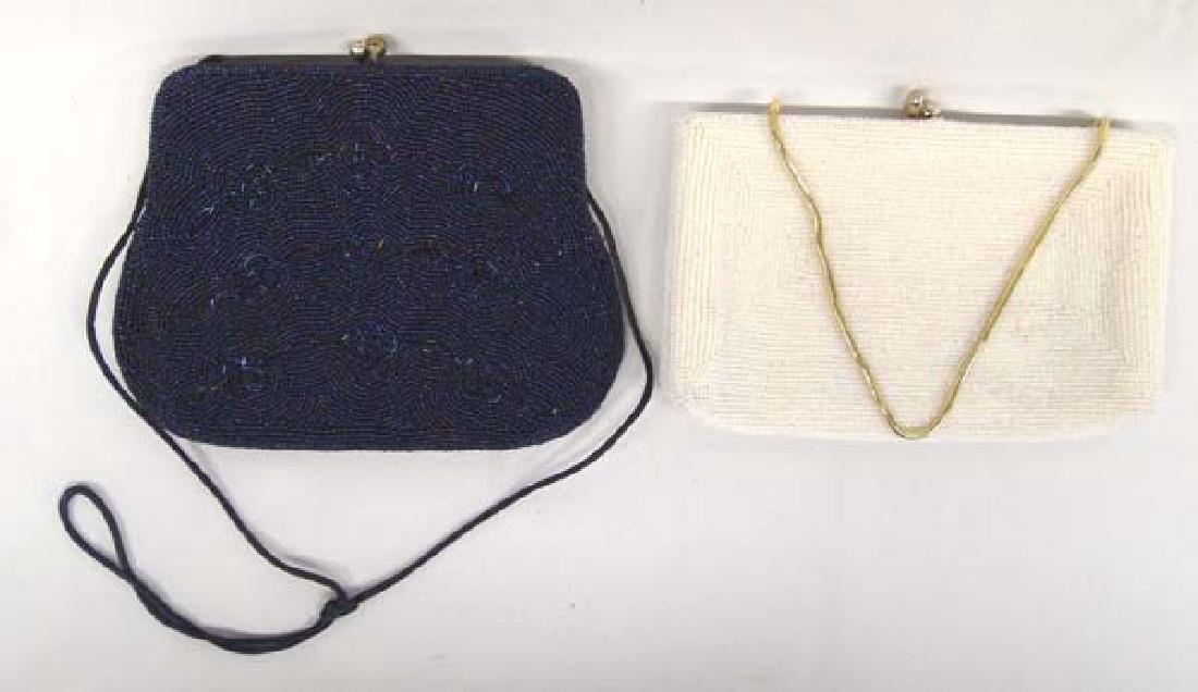 2 Beaded Evening Purses 7in L, SH $8 (1 of 2)