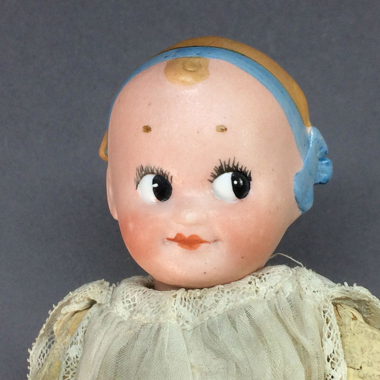 Antique Bisque Head Googly Doll by William Goebel (1 of 18)