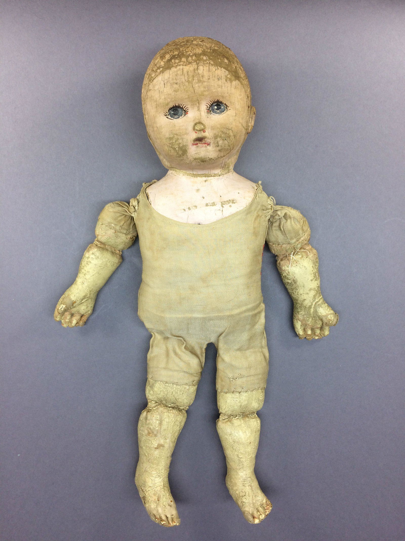 Well Loved Antique Early Martha Chase Cloth Doll (1 of 14)