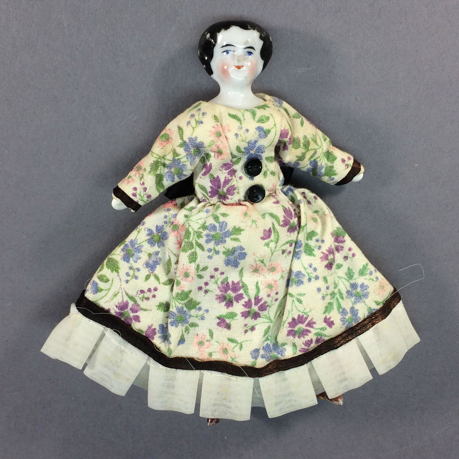 Antique China Dollhouse Miniature Lady Doll (1 of 10)